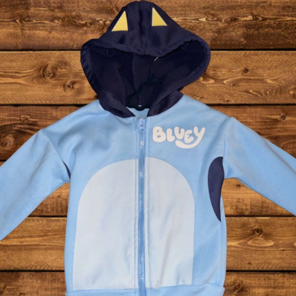 Toddler Jacket - Light Blue and Navy